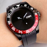 PVD Black Sub Tandorio TD266p 40mm Japan TMI NH36 Day Date Sapphire 20ATM Diver GMT Bezel