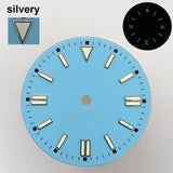 151 type of dials Submariner 28.5mm dial with calendar window suitable for NH35 movement luminous dial can support DIY dial customization name/logo