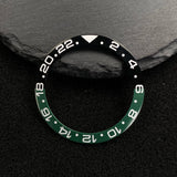 Submariner Bezel NH35 38mm bezel insert red Hands Watch Hands Blue Green Luminous Red Green Blue Hands For NH35/36/4R/7S Movement Watches Parts