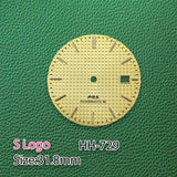 31.8mm watch dial PRX dial NH35 Oak dial Dial No Hands Green Luminous Suitable for NH35 NH36 Movement Watch Modification Accessories