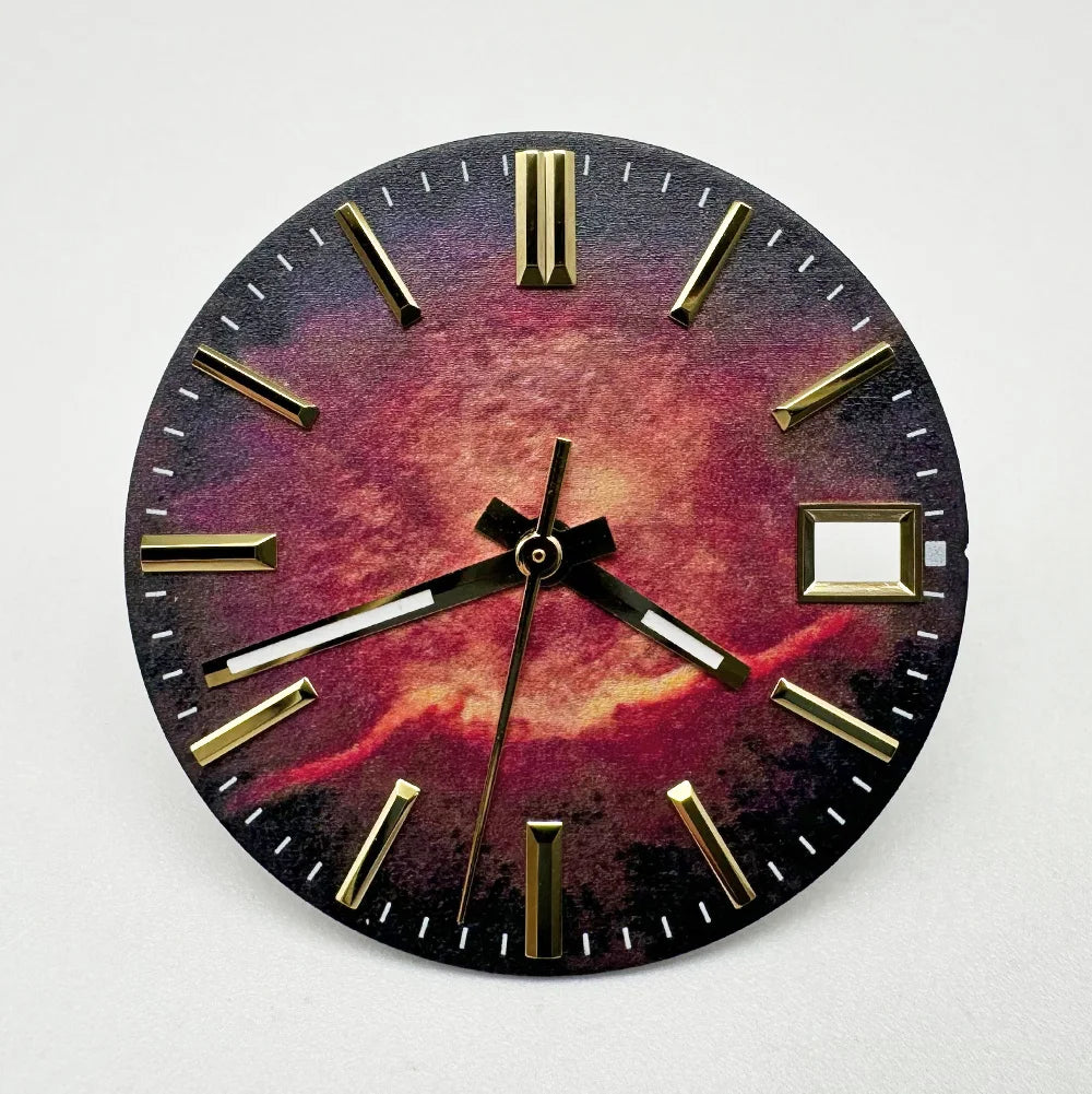 NH35 28.5mm Gradient Watch Dial for NH35A/NH36A Movement Installation Mechanical Watch DIY Accessory