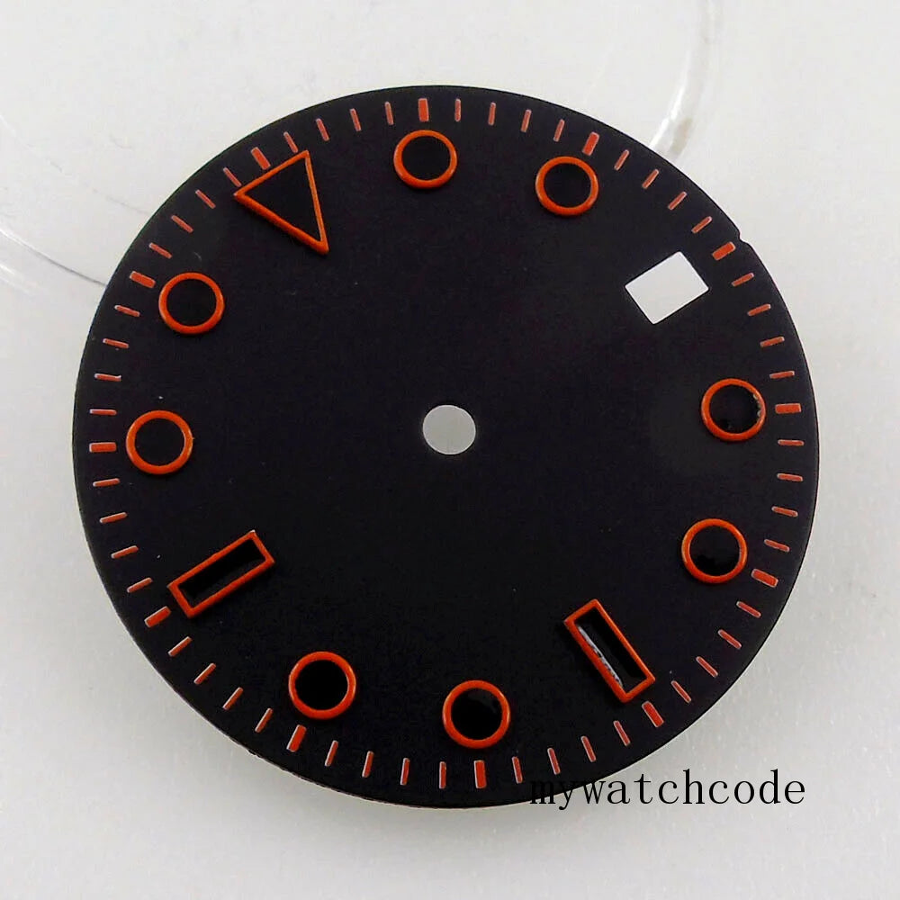 31mm Black Sterile Top Quality Watch Dial Hands For NH35 MIYOTA 8215 8 ...