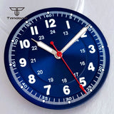 36mm Titanium Watch Case+29mm Dial+Hands Pilot Wristwatch Parts Fit NH35 NH36 ETA2824/2836 PT5000 ST2130 Miyota8215 8205 821A