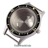40mm Fifty FATHOMS Watch Case Fit NH34 NH35 NH36 NH38 NH70 NH72 ETA2824 PT5000 SW200 Double Bow Sapphire Crystal 20BAR Sandblasted