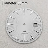 35mm Cocktail Dial Suitable For NH35 Japan Movement Vertical Stripe High Quality Dial Watch Modification Accessories