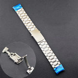 40mm Speedmaster Watch Case Stainless Steel  For VK63 VK64 Chronograph Quartz Movement Mineral Moon Foorprint Sterile Caseback