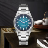 Blue Red Multicolor Dial Tandorio Swim 36mm NH35A 200M Waterproof Diving Automatic Men Watch Luminous Sapphire Glass Pilot Style