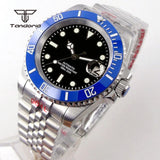 Miyota 8215 Submariner Mod Tandorio TD203M 40mm PT5000 Movt Sapphire Bubble Date