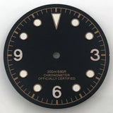 30.5mm Dial For 41MM Black Bay Mod Green Luminous  NH35 NH36 ETA2836/2824 Miyota8205/8215/821A