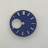 NH38 Dial 28.5mm Watch Dial Green Luminous for NH38/NH34 Movement Modification Watch Accessories Diving Watch Faces