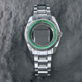 Premium 40mm 44GS Design Case Fit 32.5mm Dial Sapphire Crystal Chapter Ring Matches High Quality Automatic Luxury GMT NH35 NH34