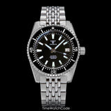 62mas Watch Mod Tandorio TD230k NH35A Automatic Watch for Men 41mm Diving Sapphire 30ATM Aluminum Bezel