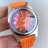 Unimatic U2 Tandorio TD108S 38mm AR Sapphir NH35 20Bar Waffle Strap Pilot