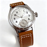42MM Vintage Men's Manual winding Watch Asia 6498 ST3621 Movement Sapphire 5ATM Fashion Sub Second