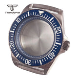 42mm Titanium Dive Watch Case Black/Blue/Green Bezel Sapphire Fit NH35 NH36 NH38 ETA2824 PT5000 Wristwatch Mod Parts Accessories
