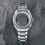 Premium 40mm 44GS Design Case Fit 32.5mm Dial Sapphire Crystal Chapter Ring Matches High Quality Automatic Luxury GMT NH35 NH34