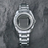 Premium 40mm 44GS Design Case Fit 32.5mm Dial Sapphire Crystal Chapter Ring Matches High Quality Automatic Luxury GMT NH35 NH34