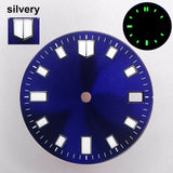 151 type of dials Submariner 28.5mm dial with calendar window suitable for NH35 movement luminous dial can support DIY dial customization name/logo