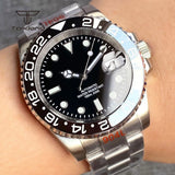 Miyota 8215 Submariner Mod Tandorio TD203M 40mm PT5000 Movt Sapphire Bubble Date