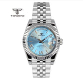 Tandorio Day Date Watch TD139 Seiko NH36 39mm / 36mm Sunburst Sapphire 10Bar