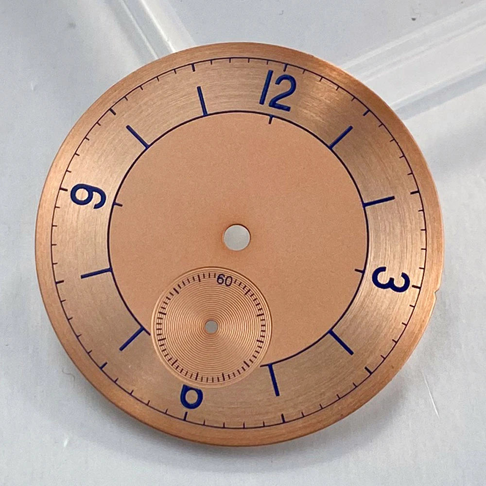 38mm Watch Case for ST1701 Silver Stainless Steel Watch with 31mm Dial Somed Sapphire 5ATM