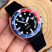 37mm SkX013 Watch Mop Dial Tandorio TD227M 20bar Diver Stainless Steel 3.8 Crown Sapphire