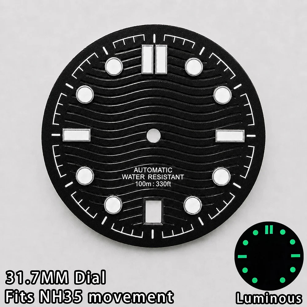 42mm NEW Seamaster Case with 31.5mm Dial 38mm bezel insert Fits NH35 movement Sapphire Stainless steel 10bar