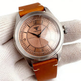 38MM Field Watch Tandorio TD158B NH35A/PT5000 Automatic Sapphire 10Bar Glass Back Pilot