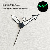28.5mm NH35 watch dial Fit for NH34 NH35 NH36 automatic movement For SKX SRP Green Luminous Custom logo Watch Modification parts