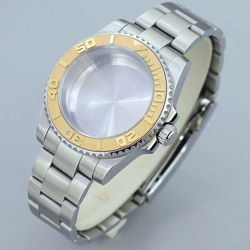 40MM Submariner watch case Eta2824 Sw200 PT5000 Sloping Bezel Sapphire GMT Yacht Master