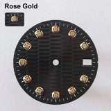 151 type of dials Submariner 28.5mm dial with calendar window suitable for NH35 movement luminous dial can support DIY dial customization name/logo