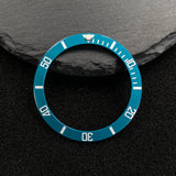 Submariner Bezel NH35 38mm bezel insert red Hands Watch Hands Blue Green Luminous Red Green Blue Hands For NH35/36/4R/7S Movement Watches Parts