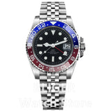 40mm Quartz GMT Submariner Ronda 515 24H Movement Ceramic Sapphire Glass 10Bar Waterproof C3 luminous