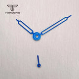 31mm dial set for ST1701 Dial+Blue Hands Set Sterile Retro watch Face 6 o'clock Sub Second Silver/Beige