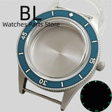 Miyota 9015 watch Case Fifty Fathoms 40mm Retro Domed Sapphire Luminous Bezel For NH35 NH36 NH34 ETA 2824 PT 5000 Miyota 9015 10bar