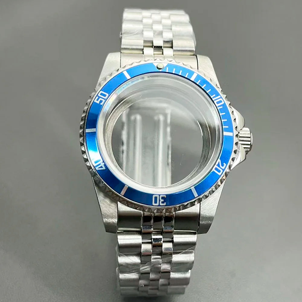 Retro Diver case 39mm,10bar waterproof stainless steel sapphire crystal case, suitable for NH34, NH35, NH36 mechanical movement accessories