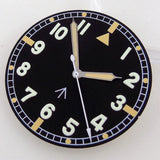 33.5mm Black Watch Dial Fit For NH34 NH36 NH35 Automatic Movement Arabic Numerals