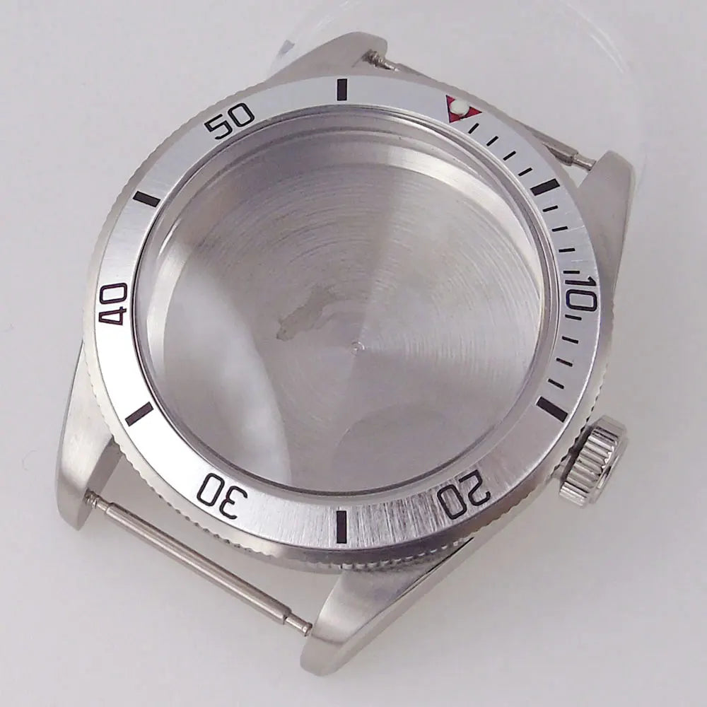 39mm Dive Watch Case BB58 Mod 20BAR Waterproof Dome Sapphire Glass 39mm Black Bay Watch Case for NH34 NH35 NH36 NH70 ETA2824 PT5000 Watch Parts