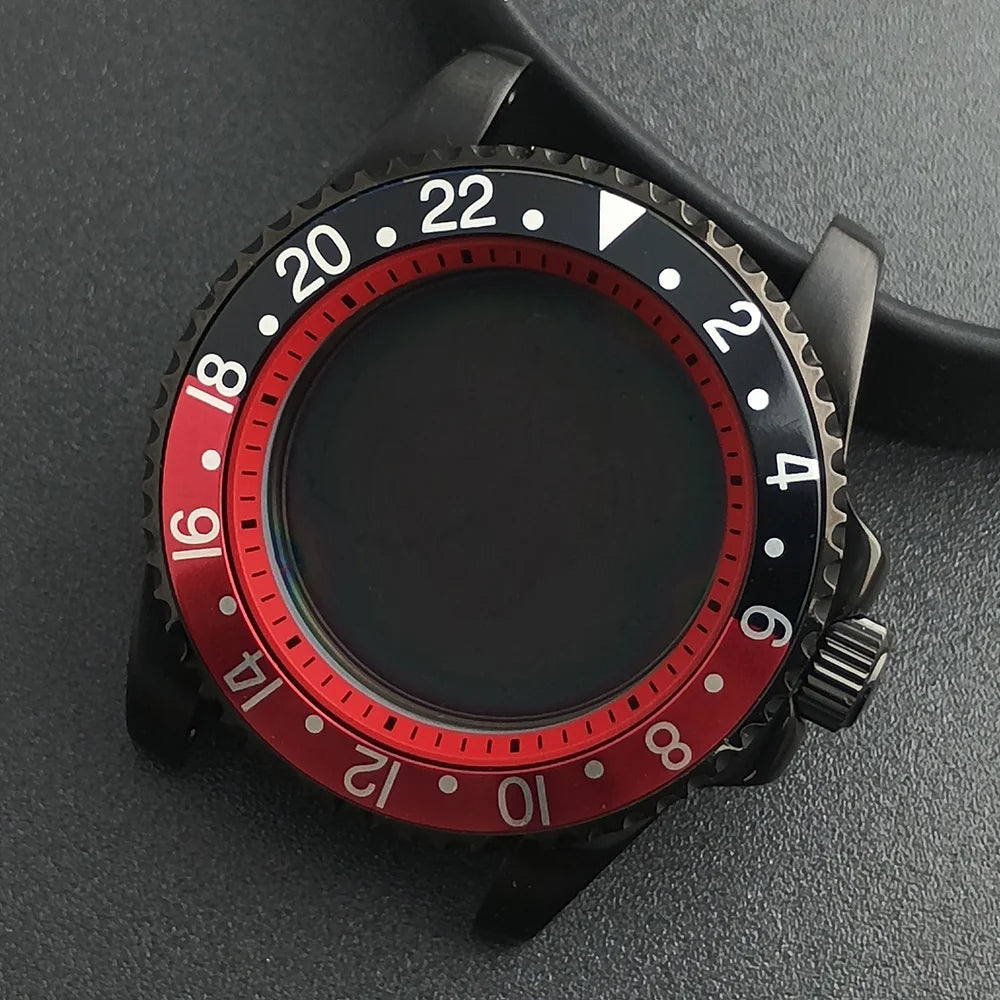 40.5mm Submariner Case GMT with Chapter Ring for NH34 NH35 NH36 Movement Sapphire 10ATM