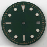 30.5mm Dial For 41MM Black Bay Mod Green Luminous  NH35 NH36 ETA2836/2824 Miyota8205/8215/821A