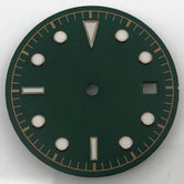 30.5mm Dial For 41MM Black Bay Mod Green Luminous  NH35 NH36 ETA2836/2824 Miyota8205/8215/821A