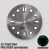 42mm NEW Seamaster Case with 31.5mm Dial 38mm bezel insert Fits NH35 movement Sapphire Stainless steel 10bar