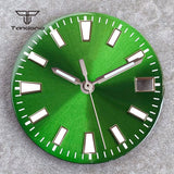 29mm NH35 Automatic Watch Dial Face Sunburst Date Window Hands Set Fit NH35 NH36 NH38 Movement Men's Wristwatch Accessories Part