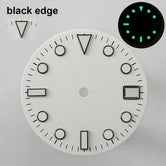 151 type of dials Submariner 28.5mm dial with calendar window suitable for NH35 movement luminous dial can support DIY dial customization name/logo