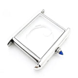 Women Tank Watch Case Roman Markers 27*35mm No Logo For Seiko VJ24 Quartz Movement Mod Parts