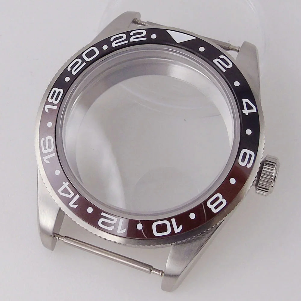 39mm Dive Watch Case BB58 Mod 20BAR Waterproof Dome Sapphire Glass 39mm Black Bay Watch Case for NH34 NH35 NH36 NH70 ETA2824 PT5000 Watch Parts