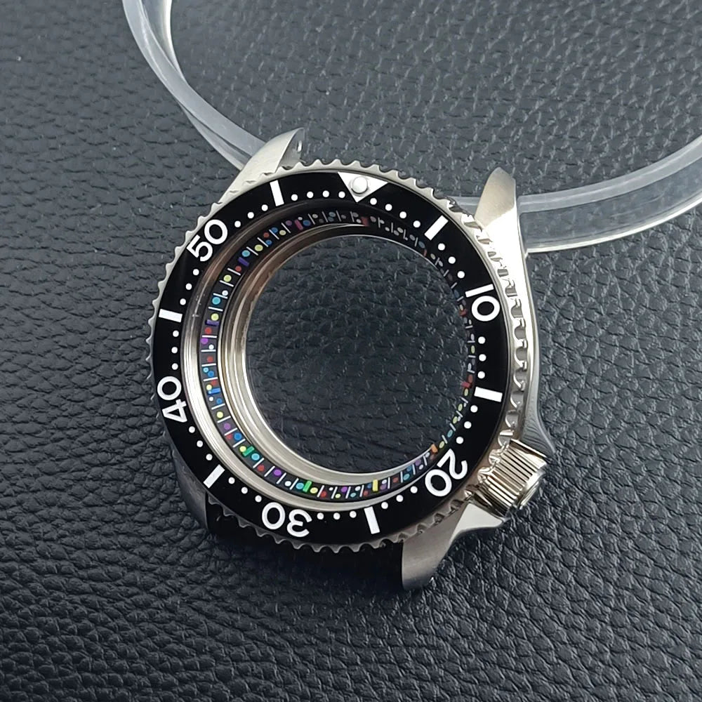 42mm Skx007 Case Mod For NH35 316 Steel Case Fit NH35 NH36 Movement/Dial Case Plane Sapphire Glass 22mm Strap Watch Box