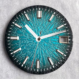 29mm Glossy Texture watch dial Luminous Fit NH35 NH36 Automatic Movement For Diving Men Watch Parts Accessories