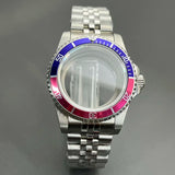 Retro Diver case 39mm,10bar waterproof stainless steel sapphire crystal case, suitable for NH34, NH35, NH36 mechanical movement accessories