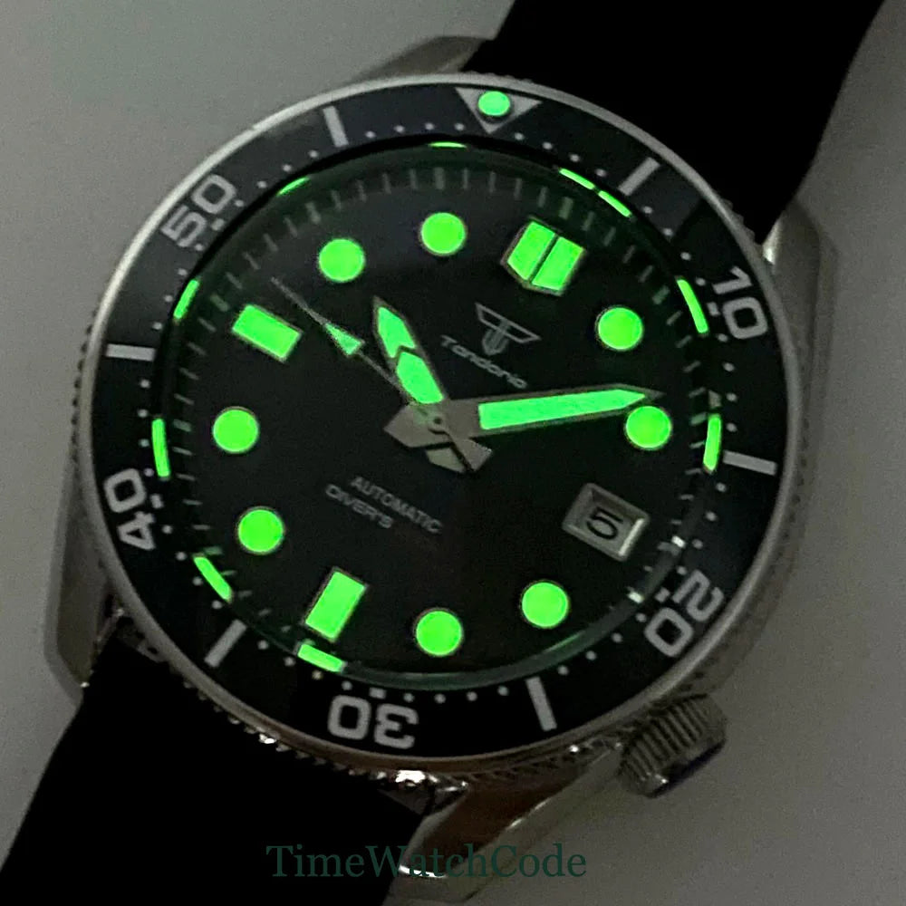 Tandorio 20BAR Diving Watch NH35 Sapphire 43mm TD236